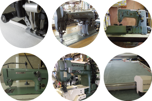 実績のあるサンプル縫製工場 実績のあるサンプル縫製工場